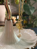 Upcycled Louis Vuitton Charm 18k Gold Necklace