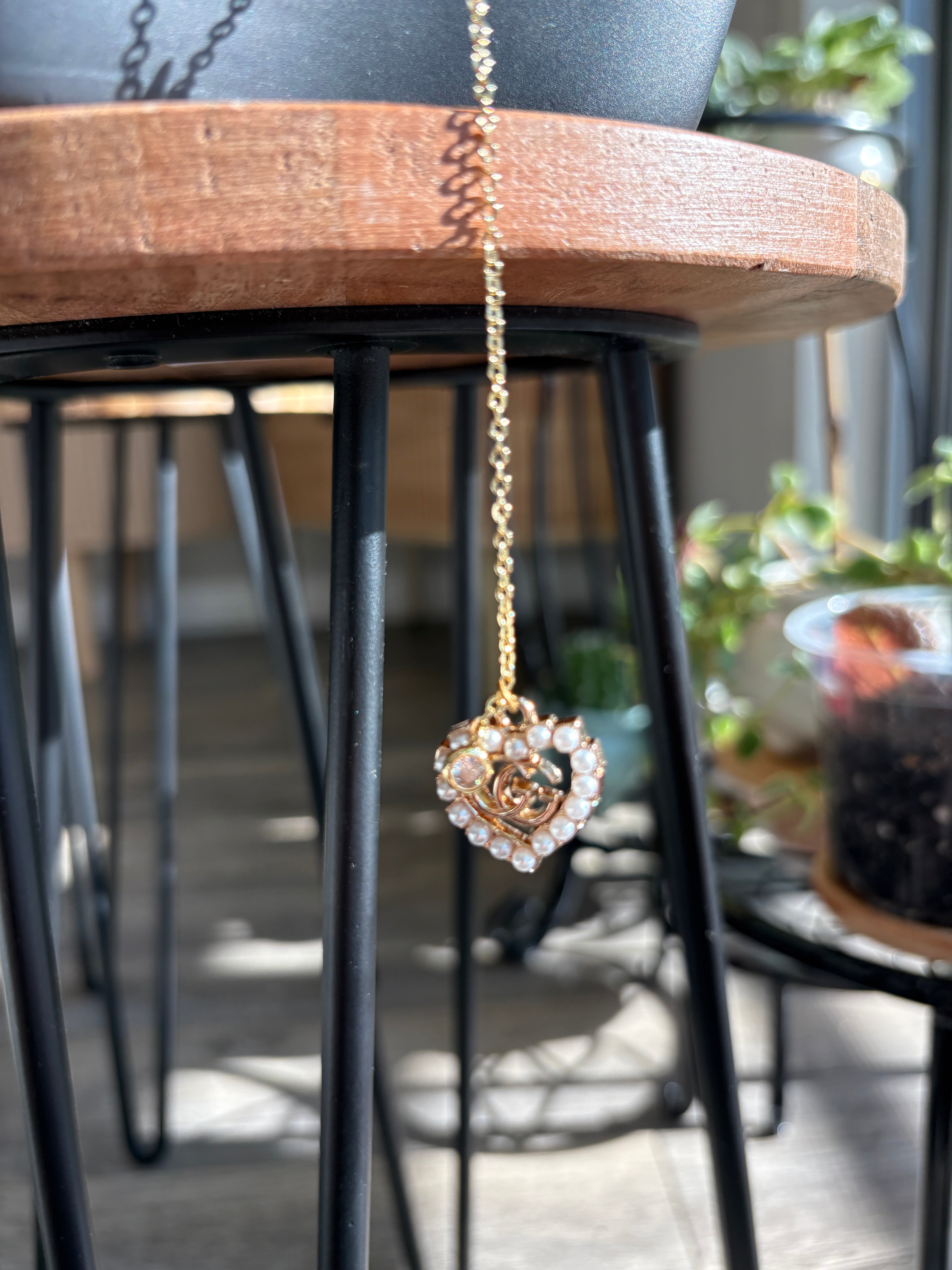 Upcycled Gucci GG Charm 18k Gold Necklace